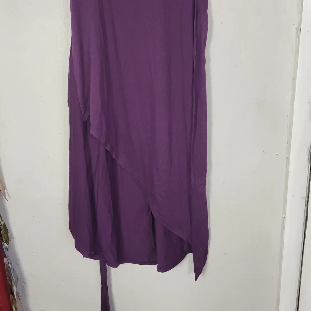 NWOT. Women Sleeveless Wrap Hi Lo dress.  Size XL - Picture 6 of 16
